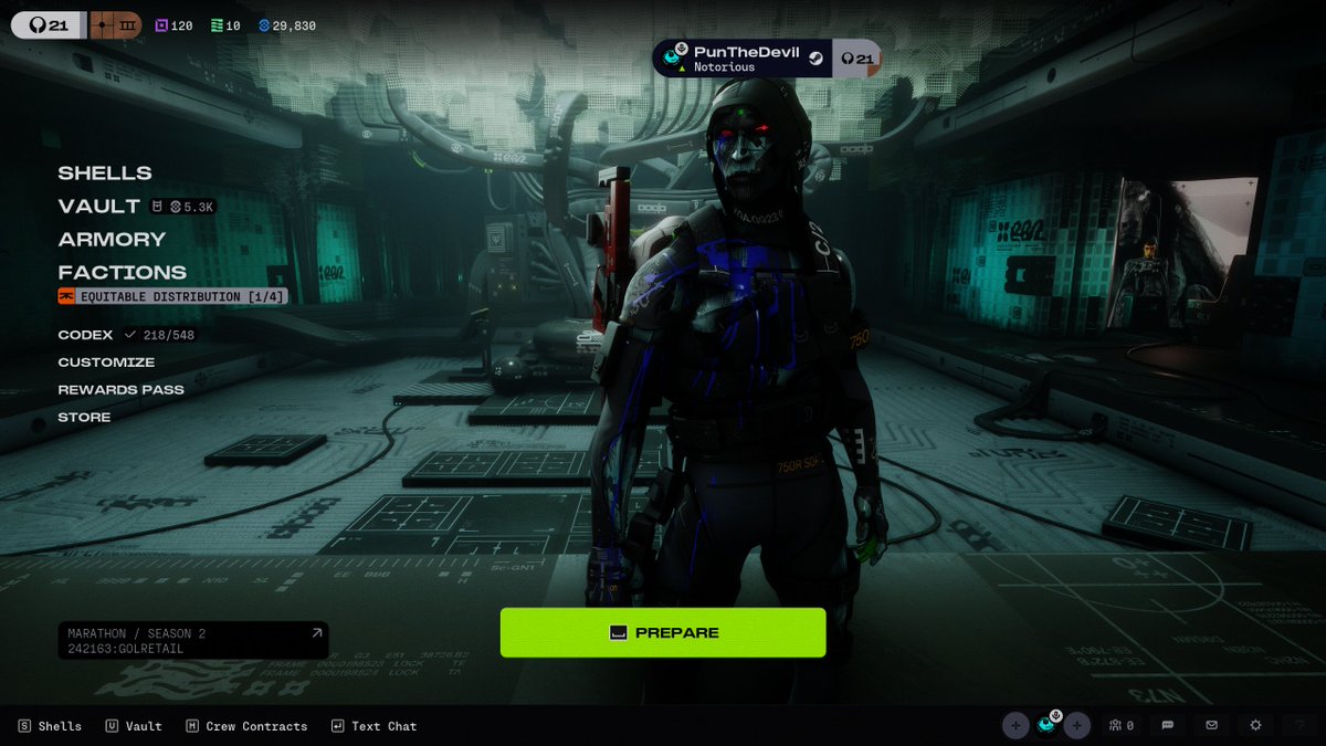 Pun_The_Devil's tweet photo. 🖲️Season 2 Of Marathon Rocks🖲️

I absolutely am loving @MarathonTheGame for season 2, especially for solo matches, everything feels better than the first season and I completed one of the factions priority quests already, way faster than season 1.

#ENVtuber #3DVtuber #Marathon https://t.co/xJK72Vm16D