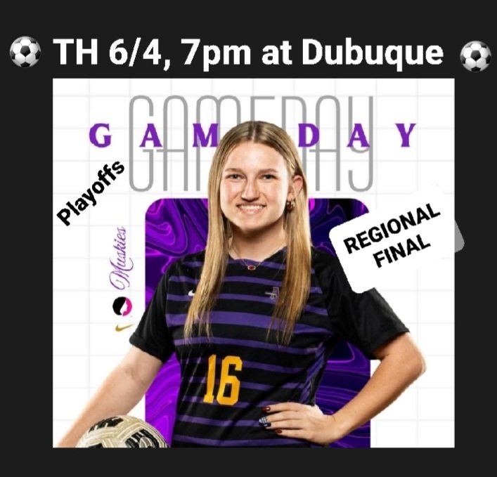 MuscatineIA's tweet photo. ⚽️ @MuscatineHS #soccer 
#RoadToState #playoffs ⚽️ 
Muskie Girls Vs Dubuque Hempstead https://t.co/PEQVAJbtRs