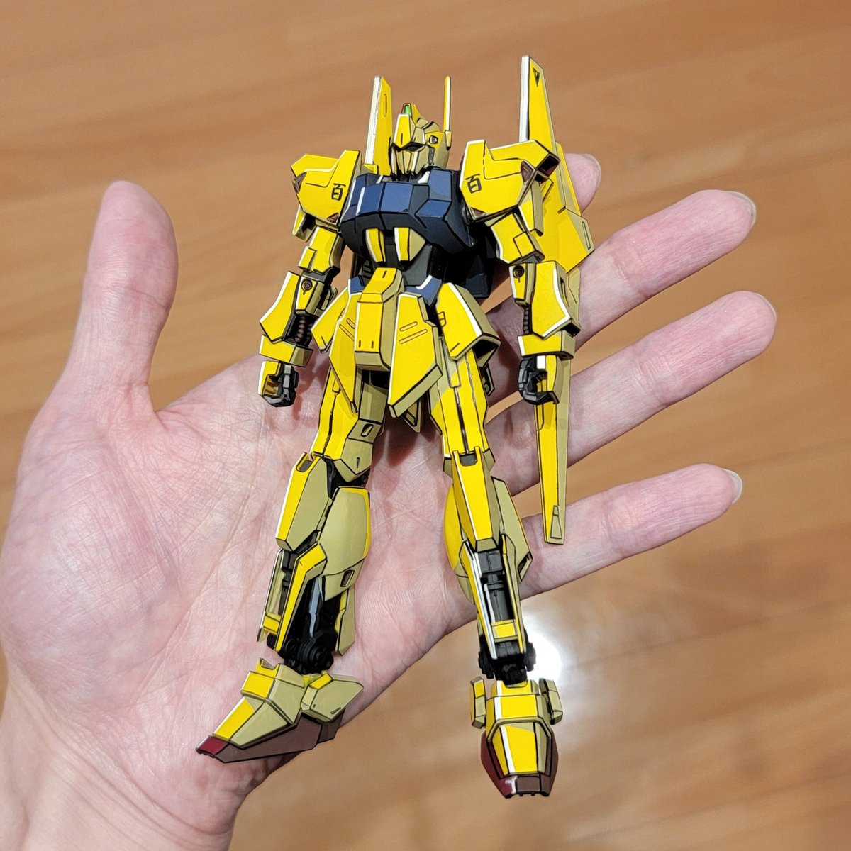 3nokoimede's tweet photo. HGUC 百式（REVIVE）

イラスト風で完成です！

#ガンプラ #gunpla https://t.co/GTg3w16Eu2