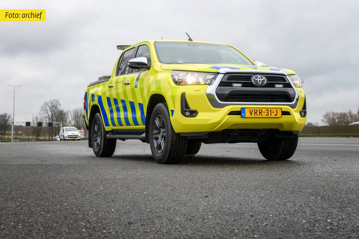 Ongeval met vrachtwagen en bestelauto op A15