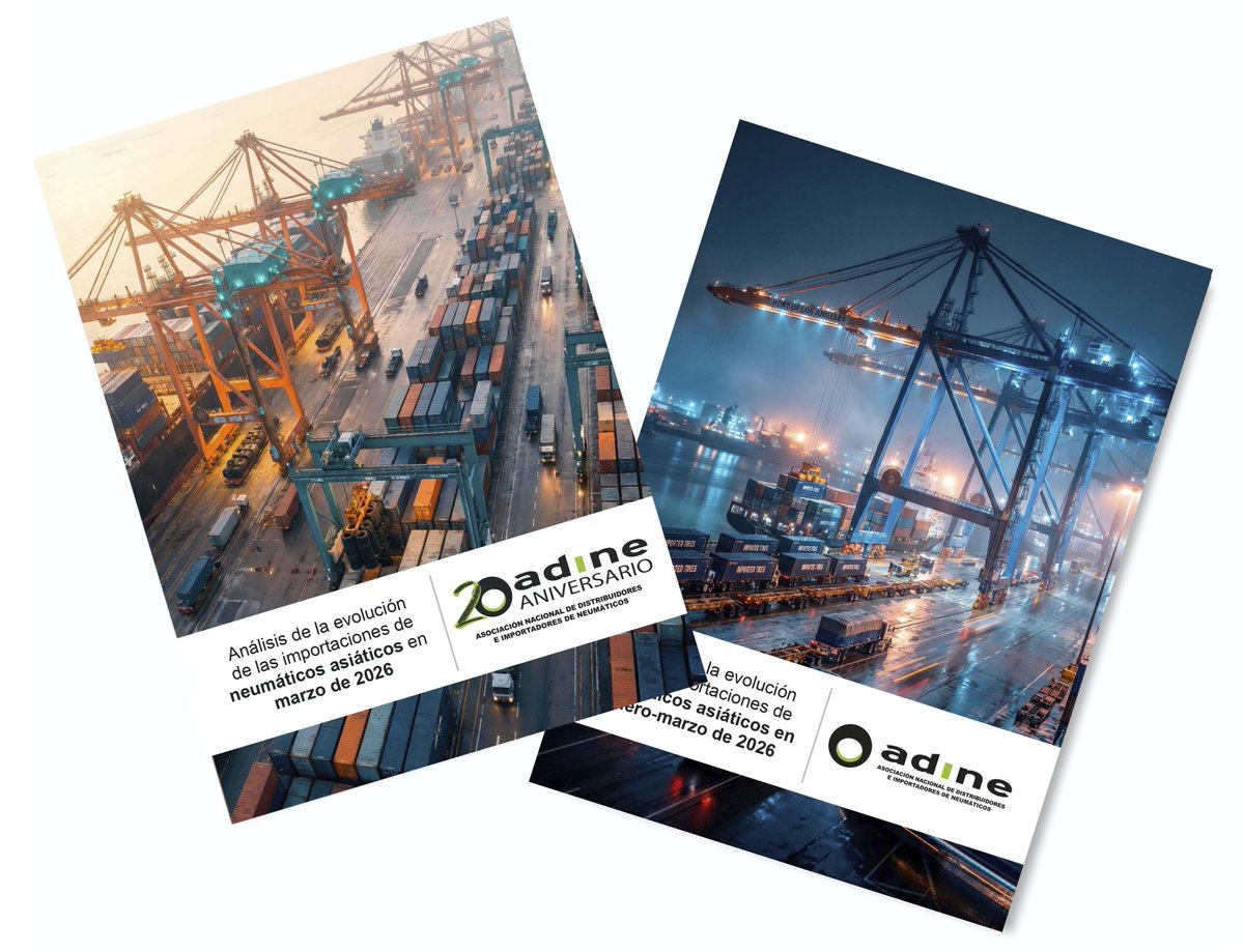 auto_pneu's tweet photo. Las importaciones de neumáticos asiáticos crecen un 5,4% en consumer y un 50% en camión @ADINE_ASOC  | @auto_pneu  https://t.co/6tNmjuegfo https://t.co/W83CP8VbTj