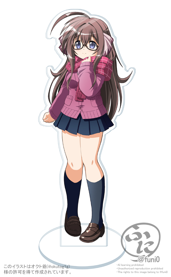 funi0's tweet photo. 先日発注、入金を済ませた自分用アクスタ。
描かせて頂いたよその子、描いて頂いたよその子、何故か血迷ってうちのもっさりもついでに。 https://t.co/GrVUbrmn6n