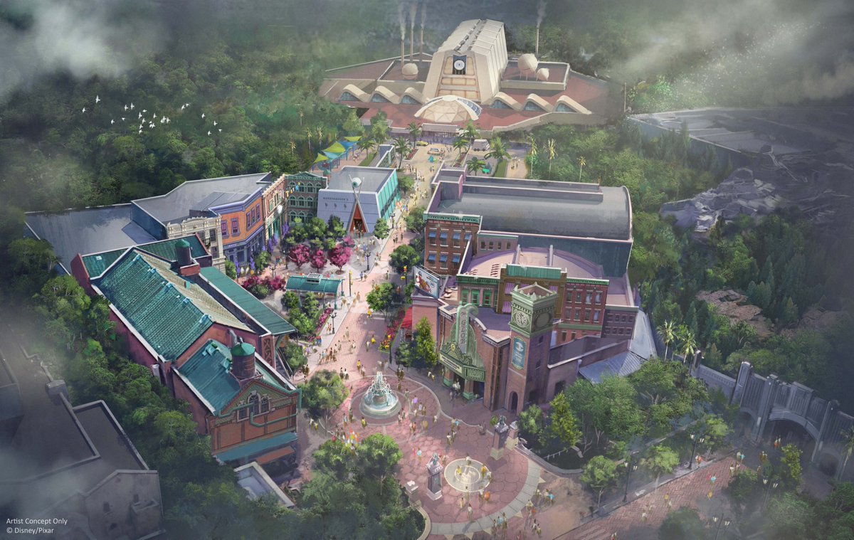 ScottGustin's tweet photo. NEW: Disney shared new details about Monstropolis at Disney's Hollywood Studios, revealing guests will visit the land to celebrate H.U.M.A.N. Day (Humans Understand Monsters Are Nice). Disney also officially confirmed guests will be able to dine at Harryhausen's. https://t.co/Opl0FnQpHq