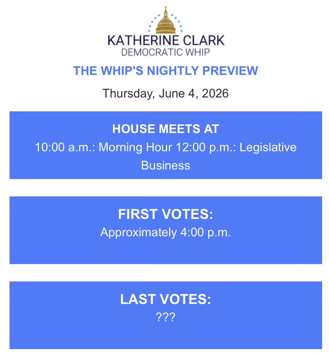 CraigCaplan's tweet photo. Same-Day Authority News on the GOP Reconciliation Bill: With last votes in the House currently ????, the House could take up the GOP reconciliation bill later tonight once it’s received from the Senate, following floor approval of a same-day rule which would allow the House to take the reconciliation bill’s rule (and also the bill) on the same day it’s issued from the Rules Cmte.