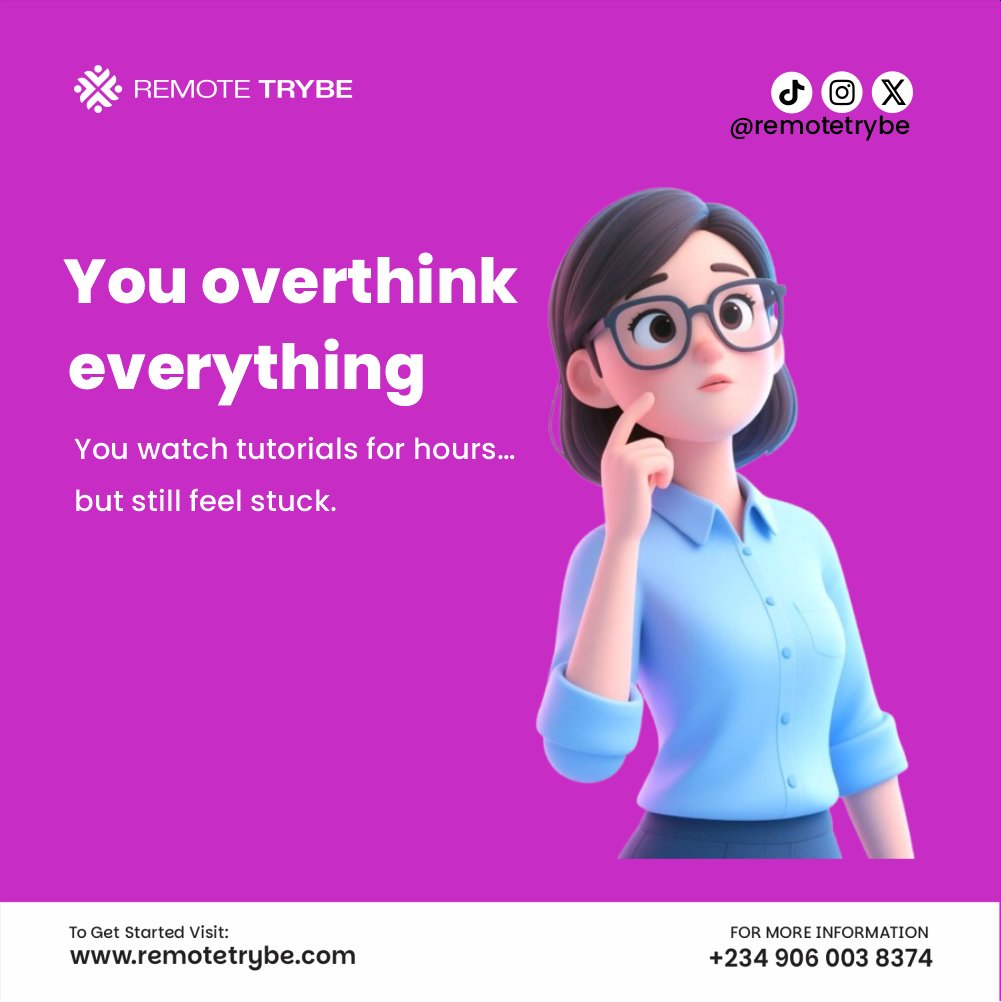 remotetrybe's tweet photo. Growth is faster when you are surrounded by people on the same journey.
 That’s what we are building at Remote Trybe. Invest in skills that can give you steady income and flexibility. Register today
https://t.co/dneXC5pJZd
#RCCG 
#jarvis 
#remotejobs 
#Chanel 
#onlinejobs https://t.co/RzhcxHIgnW