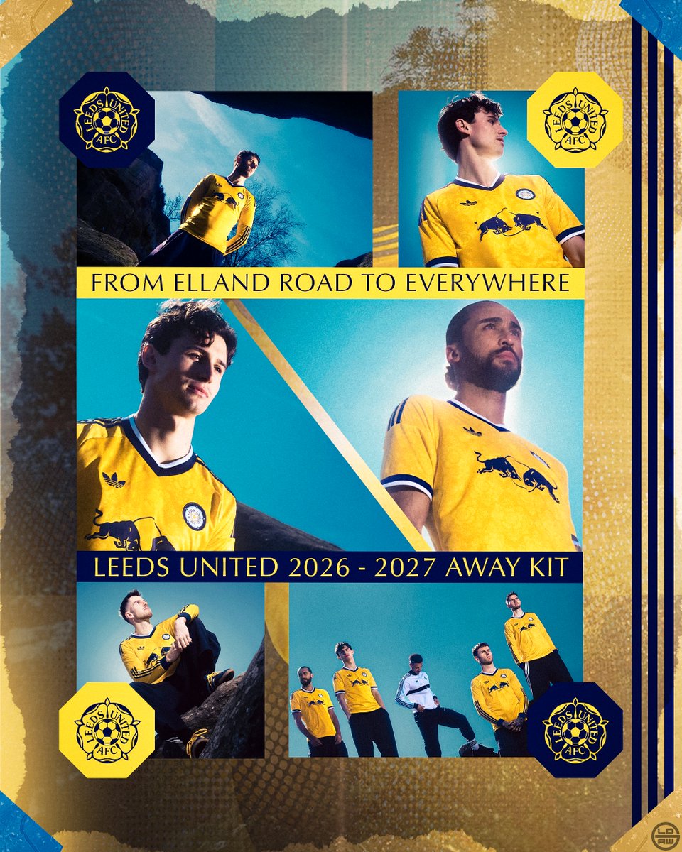 LDAWGraphics's tweet photo. :: From Elland Road To Everywhere :: // Leeds United Away Kit 26/27

#LUFC #MOT #ALAW #PL #PremierLeague #smsports https://t.co/qxUeYtuTRw