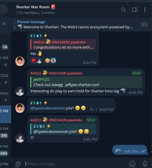 Elmonoli's tweet photo. @Sharker_com I want sweet bonus #cryptogiveaway 0x55555c54Fb6877387c815F5A53D2916975A747dA https://t.co/4OFB6mqFXt