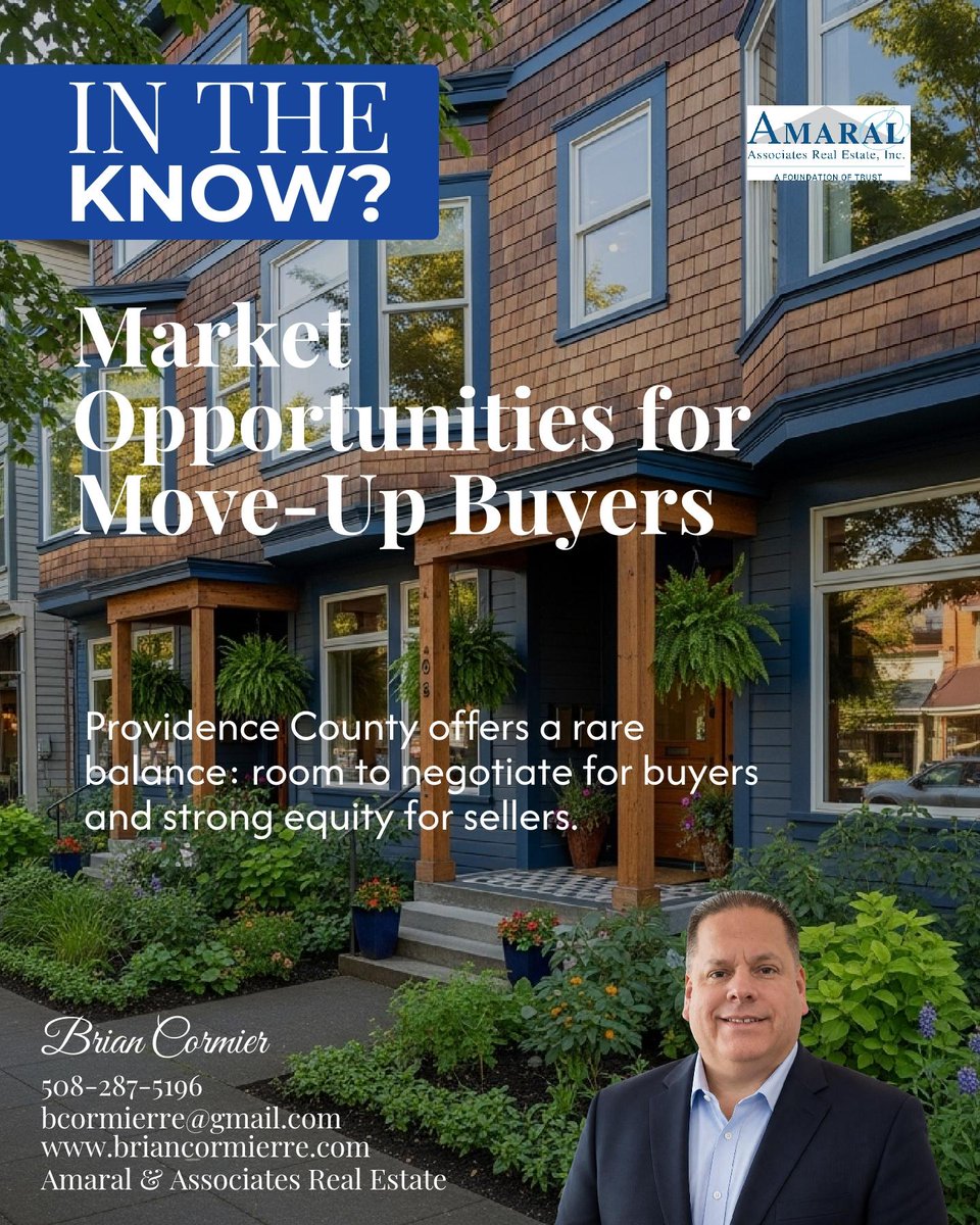 briancormierre's tweet photo. Move‑up buyers in Providence County are seeing more room to negotiate, but firm prices mean strong equity for sellers too. 

Is this the window you’ve been waiting for, or do you see bigger changes ahead? https://t.co/poh9VHaOLZ