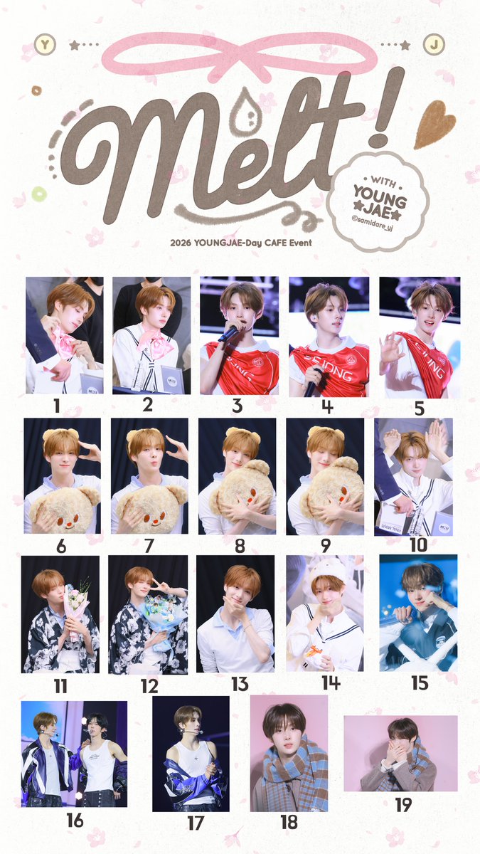 samidare_yj's tweet photo. ⋅˚₊‧ ୨୧ ‧₊˚⋅

2026 ʏᴏᴜɴɢᴊᴀᴇ-ᴅᴀʏ ᴄᴀꜰᴇ ᴇᴠᴇɴᴛ
영재 생일카페 Pre-order 굿즈&amp;액자 통판

© samidare_yj

📅 6/4 - 6/14
🇰🇷국내배송

굿즈https://t.co/PUE2Ug5Jln
액자https://t.co/tAYdnzI1Rt

RT 추첨 두분께 원하시는 굿즈를 선물로 드립니다~

🌍 G.O → DM https://t.co/OERAcss3Zv