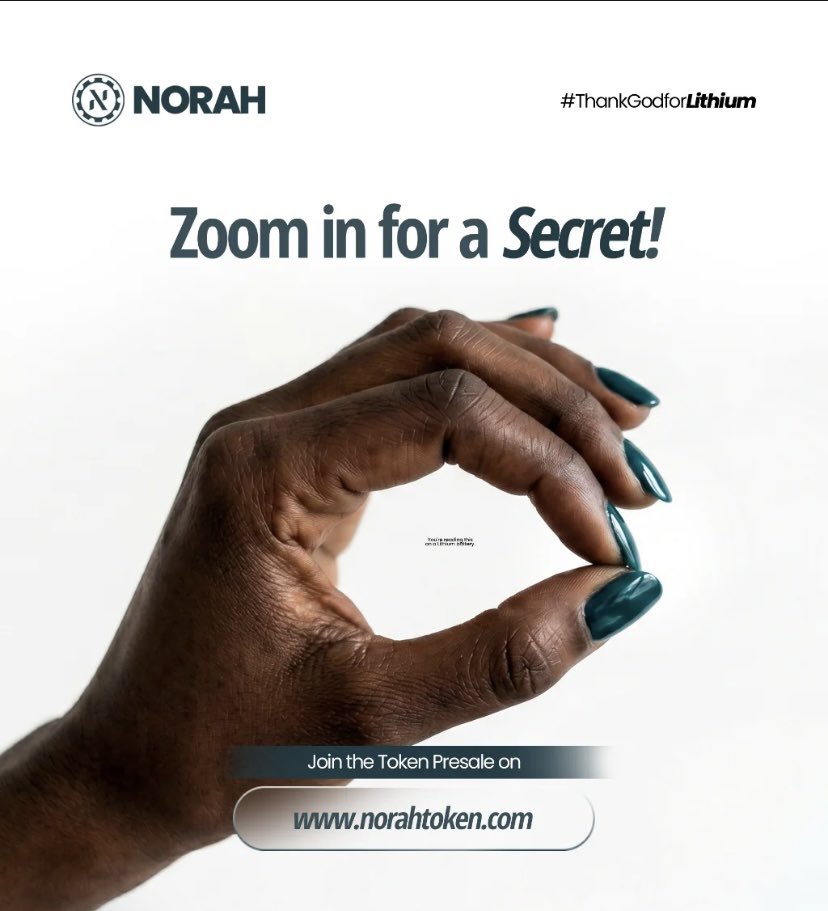 norahmining's tweet photo. Just a quick reminder that lithium is the mineral powering your smartphone so
#ThankGodforLithium

Join Presale on https://t.co/Hws9uVPaFF https://t.co/u5w5I1zrRb