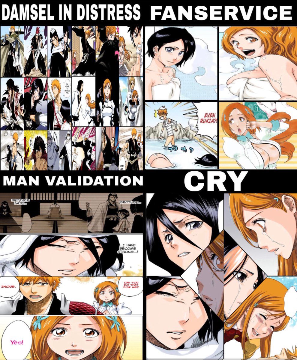 kitano_fehn's tweet photo. If you use those very same arguments against them
then Rukia is poorly written too 🫩
#Bleach #anime https://t.co/eg1nqerTlV