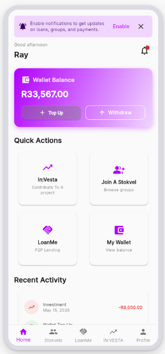 RaymondM_'s tweet photo. @nasiphim @HermanMashaba @ME_Beaumont @MbahareKekana_ @Action4SA Followed their story for a while. Great concept. I've developed an app called Xenero, which has a feature called In:Vesta, it allows community members to start businesses together. Will speak to Gcwalisa so we can list it on the app &amp; franchise it for different areas in Tshwane https://t.co/EXyv9eaOVf