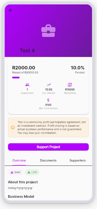 RaymondM_'s tweet photo. @nasiphim @HermanMashaba @ME_Beaumont @MbahareKekana_ @Action4SA Followed their story for a while. Great concept. I've developed an app called Xenero, which has a feature called In:Vesta, it allows community members to start businesses together. Will speak to Gcwalisa so we can list it on the app &amp; franchise it for different areas in Tshwane https://t.co/EXyv9eaOVf