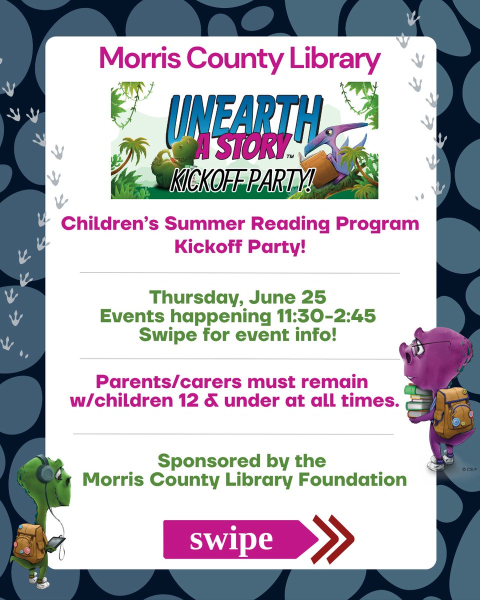 mclib's tweet photo. Our Children's Summer Reading Program Kickoff Party is coming up on June 25th!  There's face painting, a petting zoo, and a concert by the Little Rockers! For kids age 12 &amp; under. No registration for the petting zoo. Registration opens June 9 for face painting and concert. https://t.co/dkV2BeGUKz