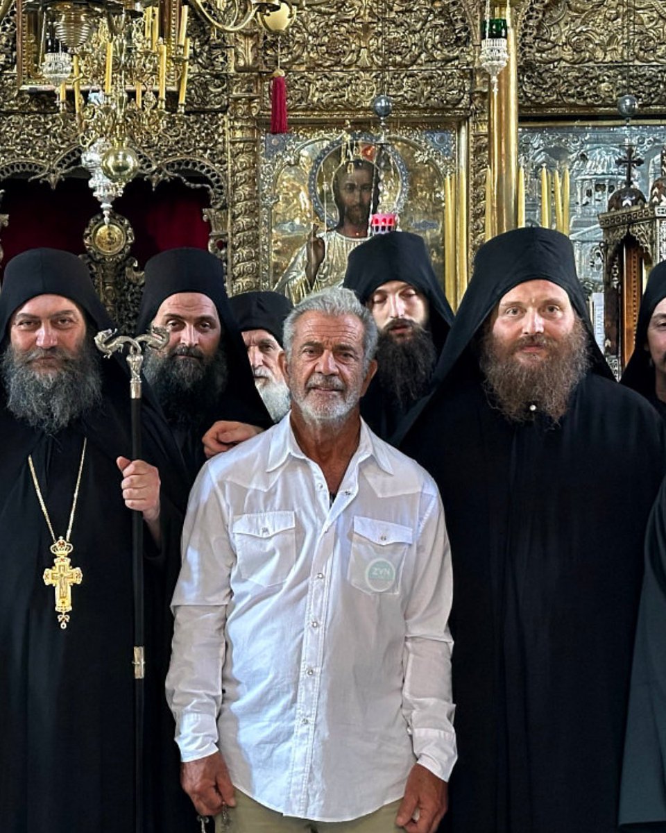 sacredchad_ig's tweet photo. Mel Gibson on Mount Athos:☦️🇬🇷

“I have never felt such a strong connection with God anywhere like i did here.” https://t.co/uXGPm2QJiQ