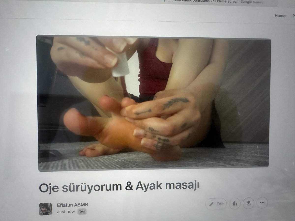 EflatunASMR_'s tweet photo. Yeni ASMR seansım şimdi Patreon'da yayında! 💅✨ Oje sürme ritüeli ve derin ayak masajı ile tam bir rahatlama deneyimi sizi bekliyor.

🔗 Destek ve erişim için: https://t.co/2h375jDcQ5
💬 İletişim için: https://t.co/d68Zj5FSvA https://t.co/RUQa5ukERB