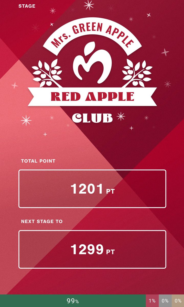mrsmohiryo's tweet photo. ようやく青りんご🍏⇛赤りんご🍎へ熟しました!!わーパチパチパチ👏✨️笑
デジタル会員証裏面のわちゃわちゃがかわいすぎる🤣
え、次等倍以上あるけど😂ライブ参加で100ポイント位くれんかな🥲
#達成はきのうです 📮
#REDAPPLE https://t.co/wetS1QxK1q