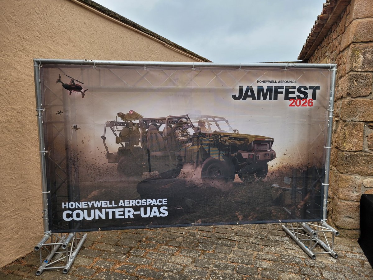 RAeSTimR's tweet photo. Reporting today from 'Glastonbury for EW' @Honeywell_Aero #Jamfest here near Barcelona for a day of C-UAS and resilient navigation demos https://t.co/elzZOzWol5