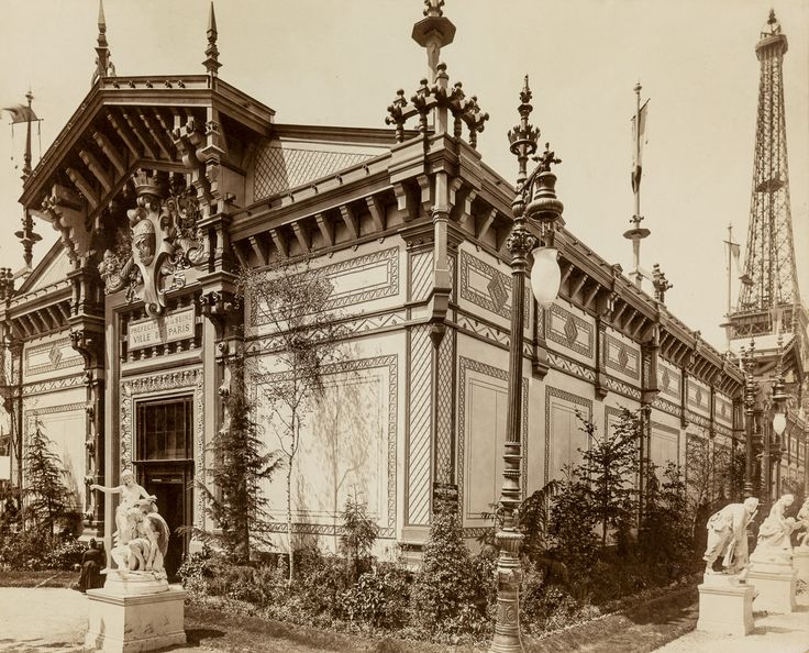 SpireDomePillar's tweet photo. The Pavilion of the City of Paris - 1889 Paris Exposition. Such incredible detailing. https://t.co/Zt6m7dy4k6