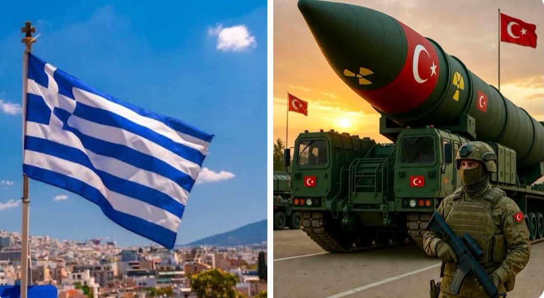 RealWestern2003's tweet photo. BREAKING:🇬🇷🇹🇷🔥 

Retired Greek General Lazaros Kambouridis claims, "Türkiye is trying to produce nuclear weapons." https://t.co/jxM16B0as5