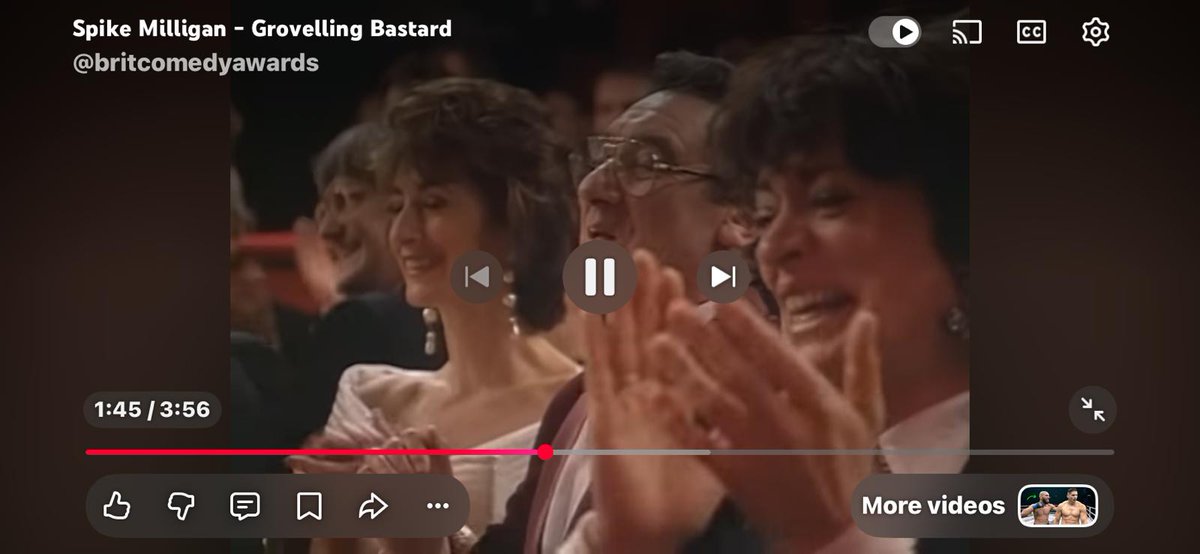 jonno65's tweet photo. @maureenlipman Hi Maureen. This may seem a strange question. I'm trying to identify the lady to the left of your then husband when Spike Milligan gave his hilarious comment about Charles. I'm thinking Jill Gascoigne but my brother disagrees. https://t.co/z2gPgr1oNx