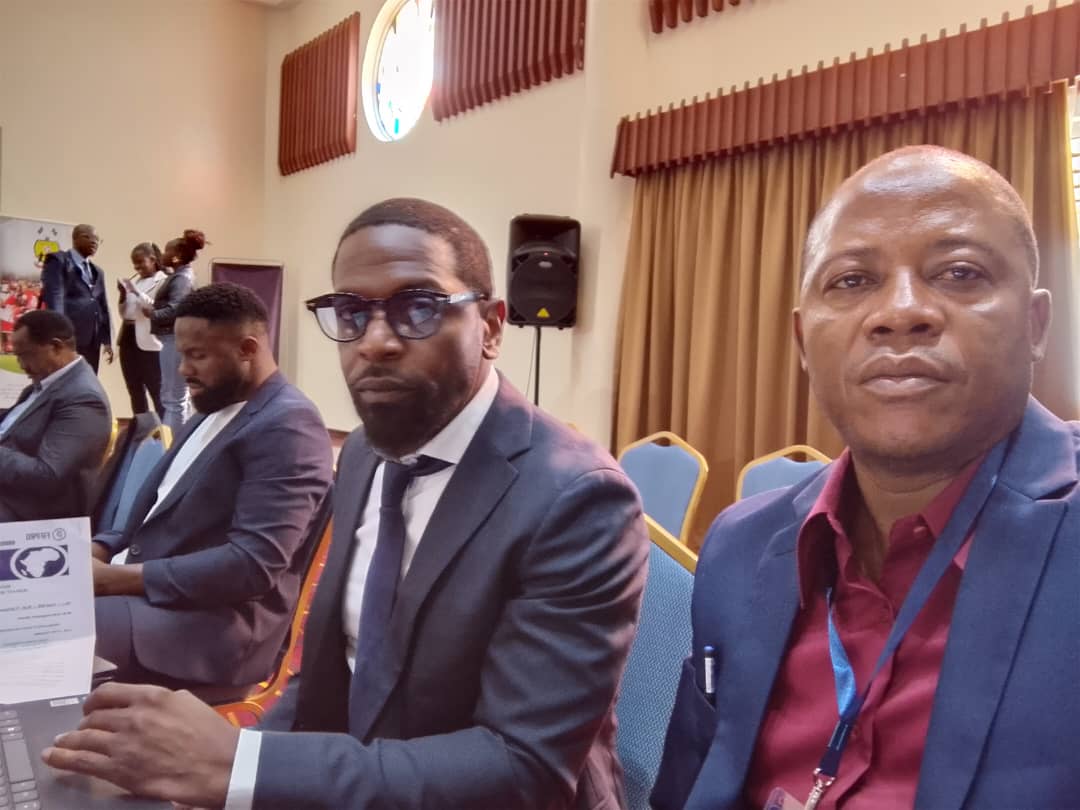 UFCongo's tweet photo. #Congrès de @FIFProAfrica : la ville de #Nairobi, capitale africaine des footballeurs. @UFCongo y est représentée par le SGA et le comptable. Plein succès aux travaux ! @UFCongo Avec @kefwaofficial, @infosynafoc, @EVENTSRDCCOM, @EVENTSRDCCOM, @FIFPRO https://t.co/sD4VIQW3jD