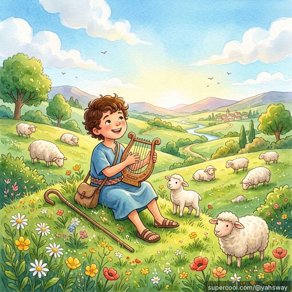 amaohken's tweet photo. Young David was just a shepherd boy, but God saw his brave and faithful heart. No matter how small you feel, God has a big plan just for you!

Follow me on SuperCool: https://t.co/53hFbljs3e https://t.co/2GNQkABYCT