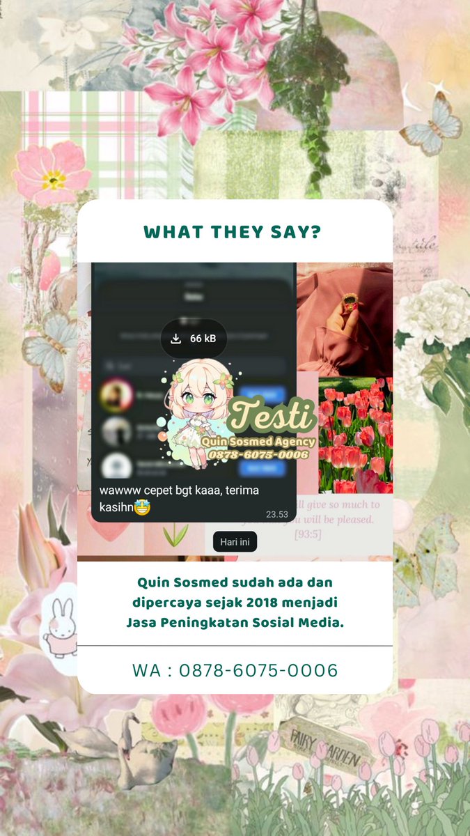 syakizae's tweet photo. ˗ˏˋ ꒰ 𝚃𝙴𝚂𝚃𝙸𝙼𝙾𝙽𝙸 ꒱ ˎˊ˗

「 ✦ 3O9 — 312 ✦ 」

#testimoniquinsosmed https://t.co/4HtnsNX091