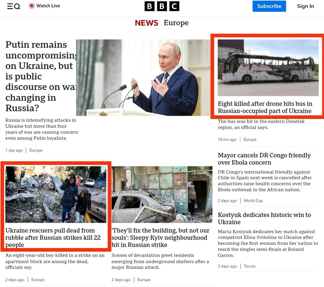 bbcstever_not's tweet photo. "Russian strikes kill" vs
"killed after drone hits" https://t.co/3slVkkOTJc