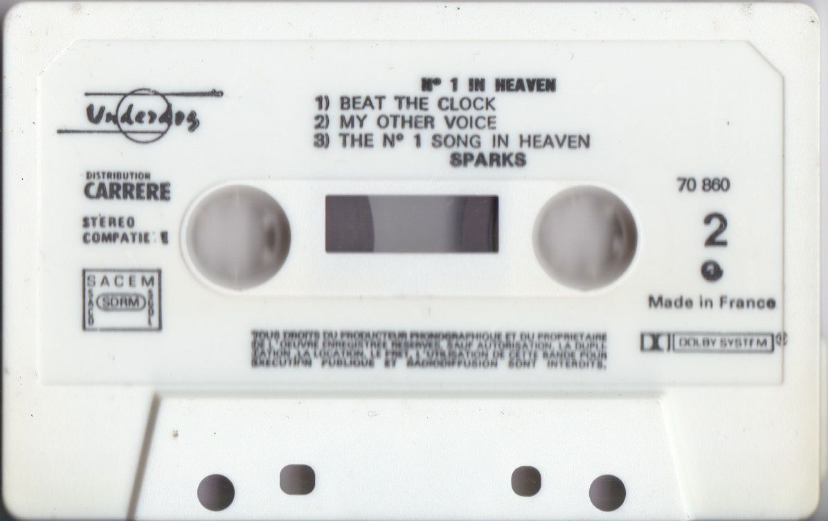 Halfnelson69's tweet photo. Latest find: French cassette on Carrere, 1979. Apparently, there were two releases on cassette, both on Carrere and on Warner Brothers.

@sparksofficial https://t.co/lQBISRjEho