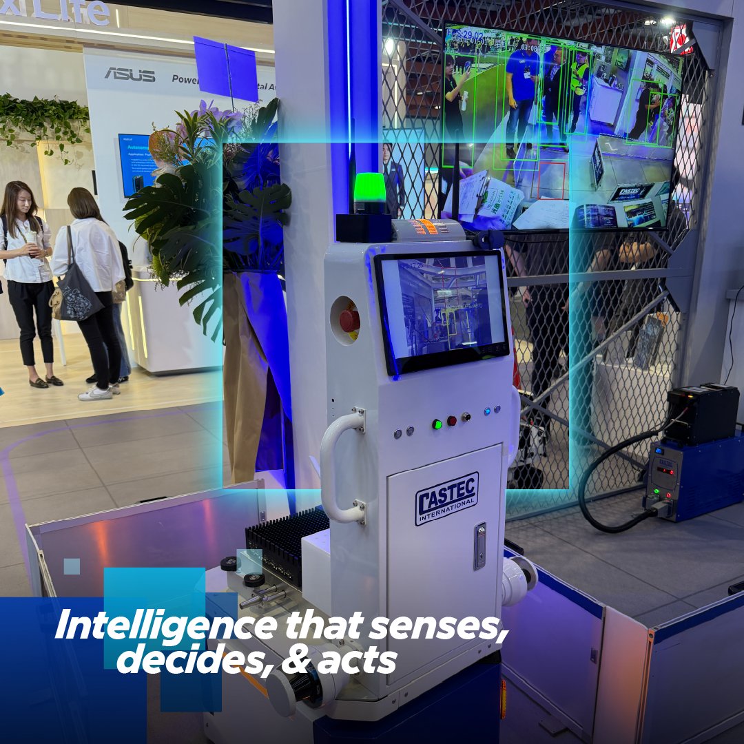 intelkorea's tweet photo. 이제 시작되는 로보틱스의 새로운 시대
보고, 판단하고, 행동하는 AI🤖

Intel Core Ultra 프로세서와 OpenVINO 기반의
차세대 로보틱스 솔루션

Intel과 함께 진화하는 로보틱스를 만나보세요!

#인텔 #intel #IntelAI #AI #Robotics #EdgeAI #OpenVINO #IntelCoreUltra #DCAI #Intelinside https://t.co/L8W3O3MGjr
