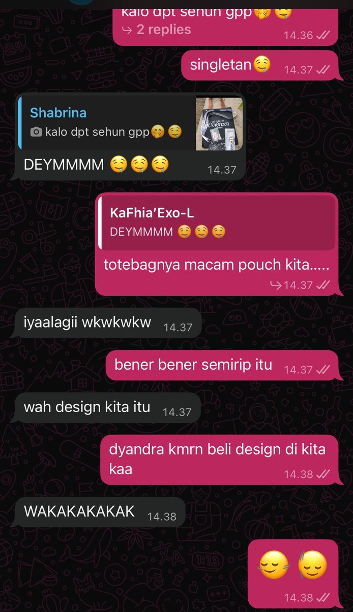 abinbyunn's tweet photo. Iniii mahh bener benerr macam freebies pouch kitaa…… WKAKAKAKA https://t.co/XHsga7Rw5J