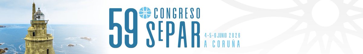 SeparRespira's tweet photo. 🚀 Arranca el 59º Congreso SEPAR en A Coruña.

Días para compartir conocimiento, descubrir las últimas novedades en neumología y cirugía torácica, y seguir impulsando la innovación en salud respiratoria. 

🔗 Más información: https://t.co/HDxiQe5fp0

#SEPARespiraACoruña #SEPAR https://t.co/14LLJSQ5xQ