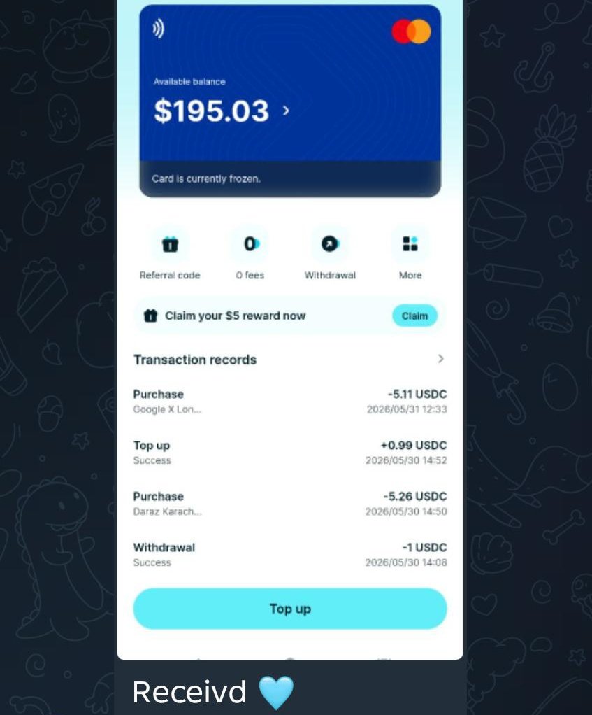MalikHamza97976's tweet photo. Bitget Wallet 5$ Cash Back Received💸🥱 
Free 5$,✈️#bitget #bitgetwallet #cashback #card https://t.co/U4uGqe2rAU