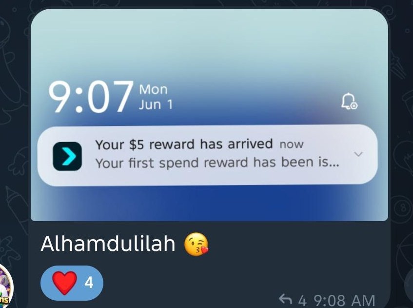 MalikHamza97976's tweet photo. Bitget Wallet 5$ Cash Back Received💸🥱 
Free 5$,✈️#bitget #bitgetwallet #cashback #card https://t.co/U4uGqe2rAU