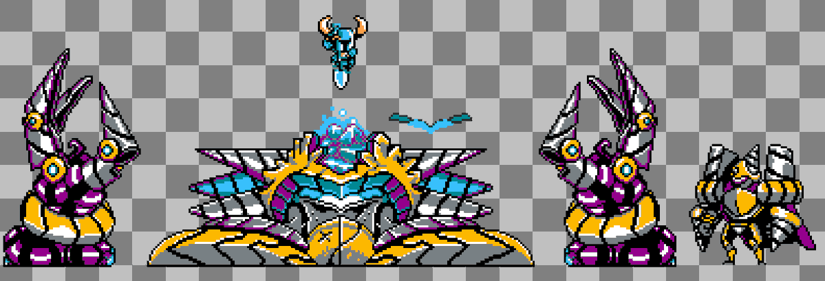 dumbugy's tweet photo. Shovel knight Dig Demake Sprite Repost https://t.co/cR1mbTAICX