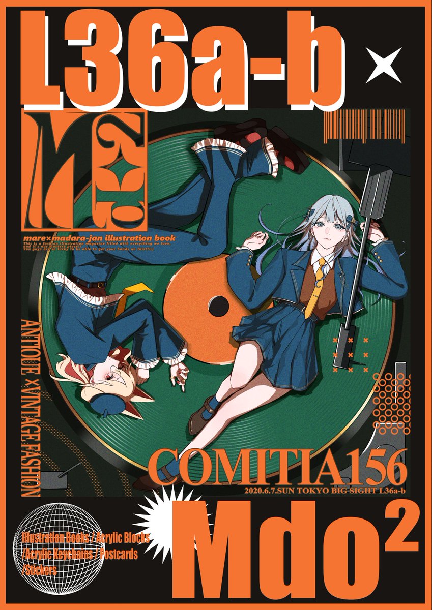 Madara_jyan's tweet photo. ✧ #COMITIA156 お品書き ✧
◆スペースː東7【L36a-b】
◆サークル名ː【Mdo²】

サークル初参加です！
お品書きの通りグッズ制作、イラスト制作と共に良いものになるように頑張ったので、ぜひお越しくださいませ～！左側のポスターが目印です！👀よろしくお願いいたします！✨ https://t.co/A4gQHzyYGI