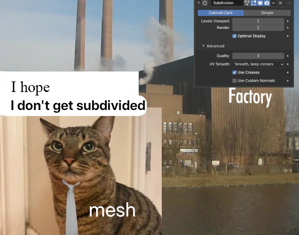 meme_blend's tweet photo. In this blender scene, everyone goes through the meat grinder https://t.co/f5i7jS1RJ2