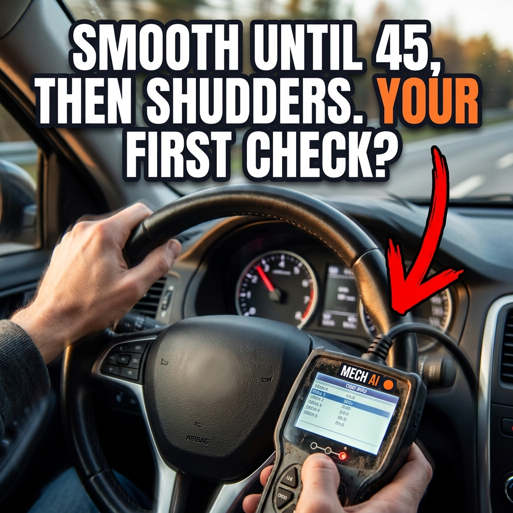 mech_app's tweet photo. SMOOTH UNTIL 45, THEN SHUDDERS. YOUR FIRST CHECK?

This one humbles even seasoned techs — fuel, spark, compression, or a sensor
feeding the ECU bad data? Every wrench has a theory. Drop yours below 👇

Then stop guessing. MECH AI reads your codes, explains them in plain English,
and walks you through the exact fix for YOUR year, make and model — live
diagnostics, OEM wiring diagrams, TSBs and step-by-step repair guides.

📲 The AI mechanic in your pocket — free on iOS & Android → https://t.co/v3rTNisCes

#mechanic #autorepair #cartok