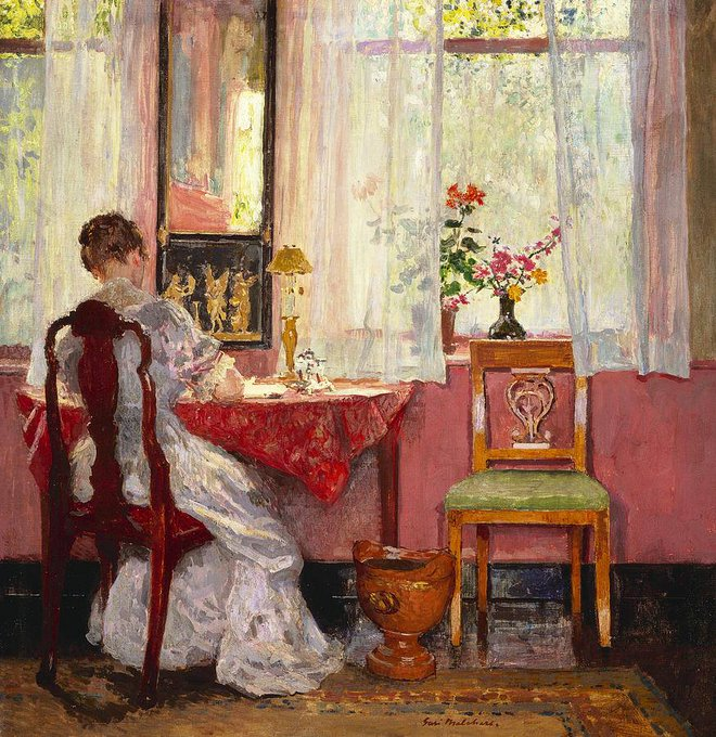 museo53's tweet photo. Escritura, 1905-1909, Gari #Melchers #pintor naturalista #estadounidense, 1860-1932) - óleo sobre lienzo #painting
Museo de Arte del Condado de Los Ángeles https://t.co/VMbePfIUEp