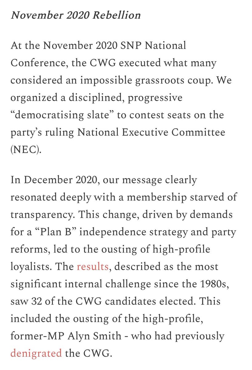 DougChapmanSCO's tweet photo. Read Craig’s full article @Craig_Berry_ but here’s taster of how people who wanted to save the party #GoodGuysCampaign were vilified, diminished, ignored and had their careers damaged irreparably by their own party leaders and senior staff at SNP HQ. 1/3 https://t.co/RSp9vsFUYE