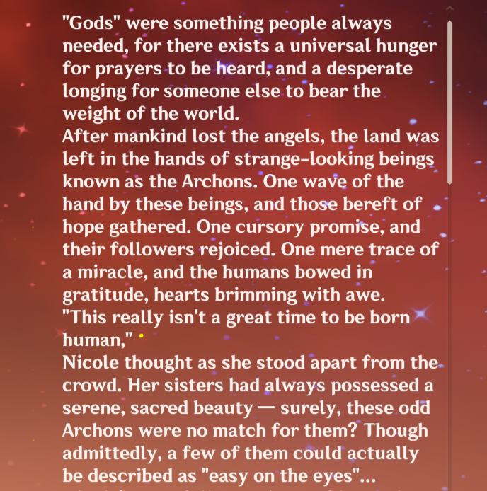 tsbkii_289's tweet photo. Nicole straight up admitting she found some of the first Archons attractive 😭 https://t.co/8sk4vrvaeo