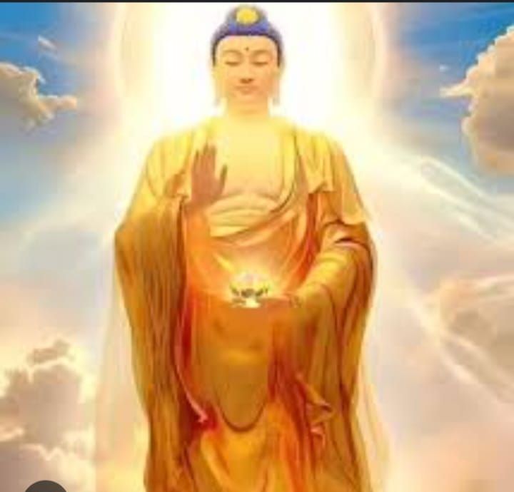 RCirlea's tweet photo. "Just as hungry ghosts
See an ocean as having dried,
So due to being obstructed by ignorance,
Sentient beings imagine that Buddhas do not exist."
(Bodhisattva Nagarjuna, as quoted by Master Dolpopa in his Mountain Doctrine)

#jodoshinshu #shinbuddhism #amitabha #amitayus #amidabuddha #nagarjuna