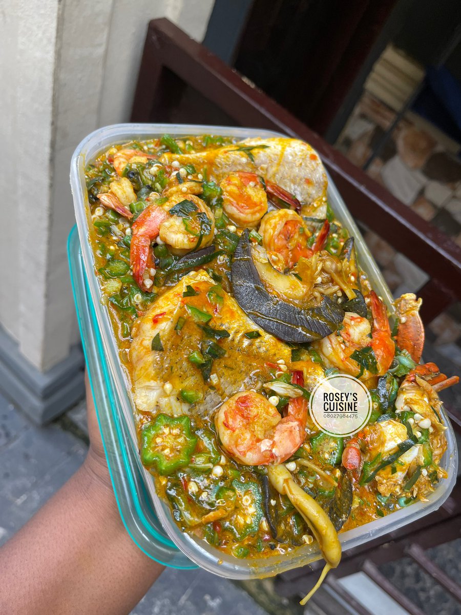zrosey_'s tweet photo. Seafood okro 🥰

Good food only for my customers 👌 https://t.co/p2uRGCd65x