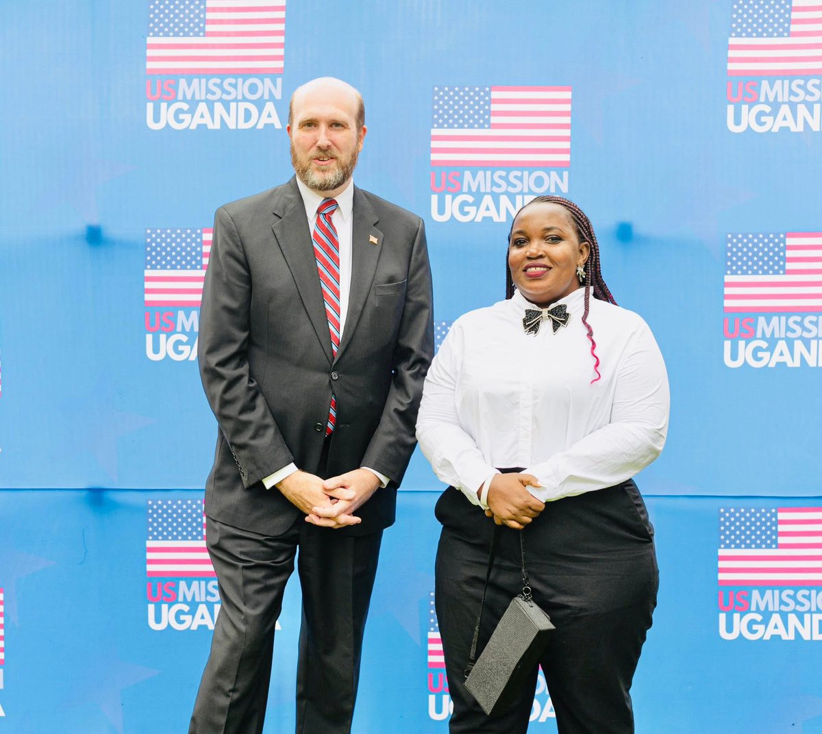 AAssimwe's tweet photo. As Ambassador W. Popp of @USEmbassyUganda concludes his service in Uganda, I celebrate a leader who genuinely believed in young people @USAlumniUganda &amp;marginalised communities creating change. Thanks for leading with humanity &amp;investing in us. Your impact will live far beyond 🇺🇬 https://t.co/M8vrn4zmGf