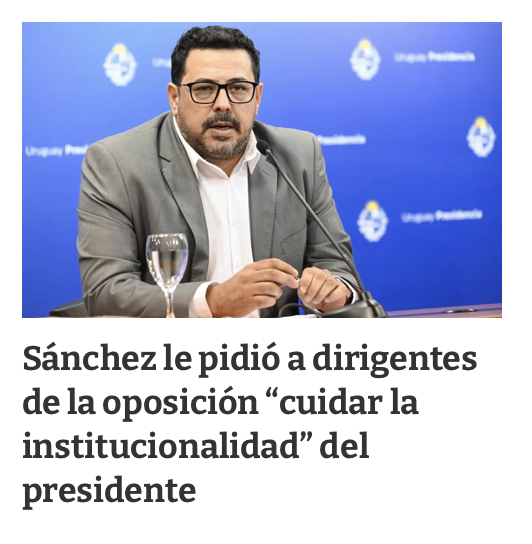 nolosaguantomas's tweet photo. Dicho por quienes le organizaron un cacerolazo a Lacalle a los 30 segundos se haber asumido el cargo, cínicos. https://t.co/q50YkJOg7w