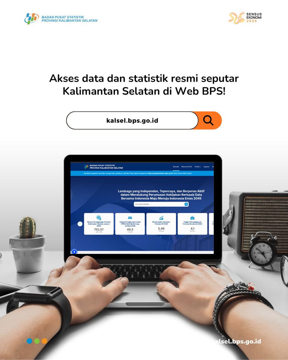 bpsprovkalsel's tweet photo. 👉 Data lengkap dapat diakses melalui https://t.co/yxosSXJjAr

#SadarStatistik #DataBanua #BPSKalsel https://t.co/d1bMzpMswr