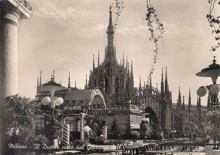 SpireDomePillar's tweet photo. Vista Duomo, Milan. The old world looked more like a futuristic alien planet than a primitive horse and buggy society who shit in buckets and throw it onto the street. https://t.co/IC9tZWBBCo