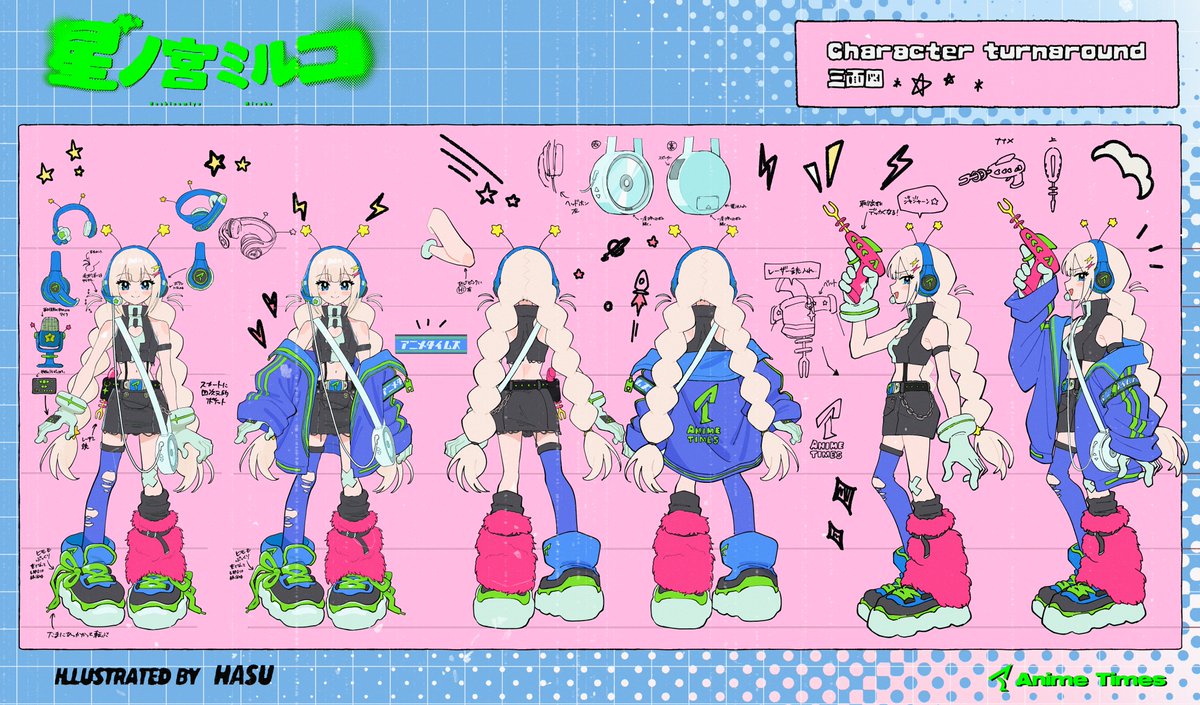 anime_miruko's tweet photo. 🛸🪐星ノ宮ミルコですっ👾💫
宇宙からやってきたギャルVTuber爆誕◞❤︎きらーん
───
✦キャラクター原案：ﾈﾀﾛｰ様 @speeeeeeeedM
✦キャラクターデザイン / イラスト：HASU様 @Tako0980
✦モデリング：ぽんぷ長様 @paint002
───
🏷️配信タグ #ミルコが観るよ
🎨FAタグ #ミルコアート https://t.co/M7d1UftuiM