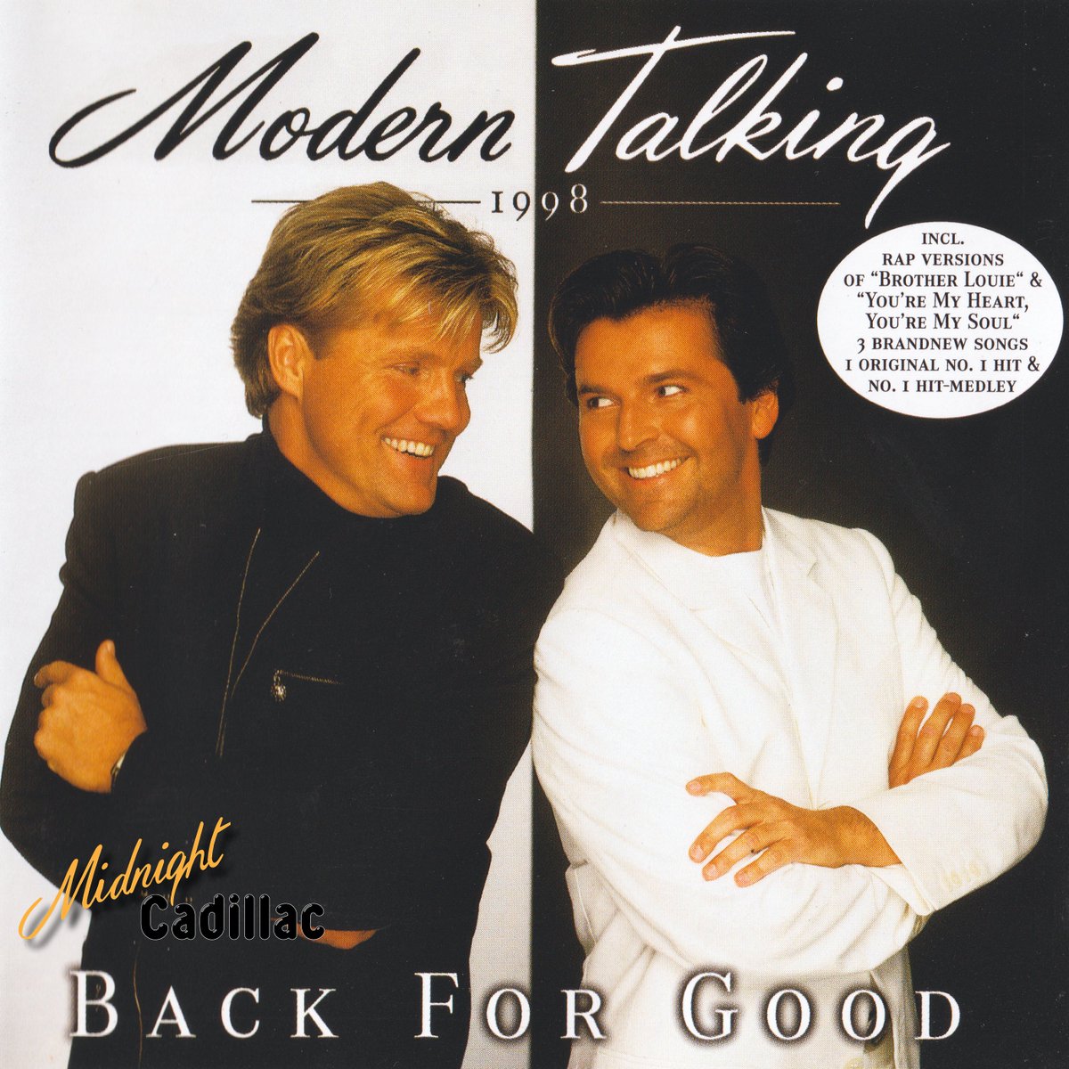 mid_cadillac's tweet photo. Midnight Cadillac - Record Collection #1416
MODERN TALKING Back For Good
CD • Germany • 74321 62380-2 • 1998 • Hansa • BMG
#midnightcadillac #moderntalking #backforgood #dieterbohlen #thomasanders https://t.co/3B9MqFzDpF
